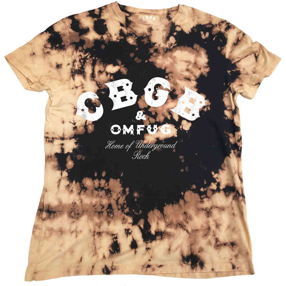 CBGB - Classic Logo Heren Tshirt - Bruin/Zwart
